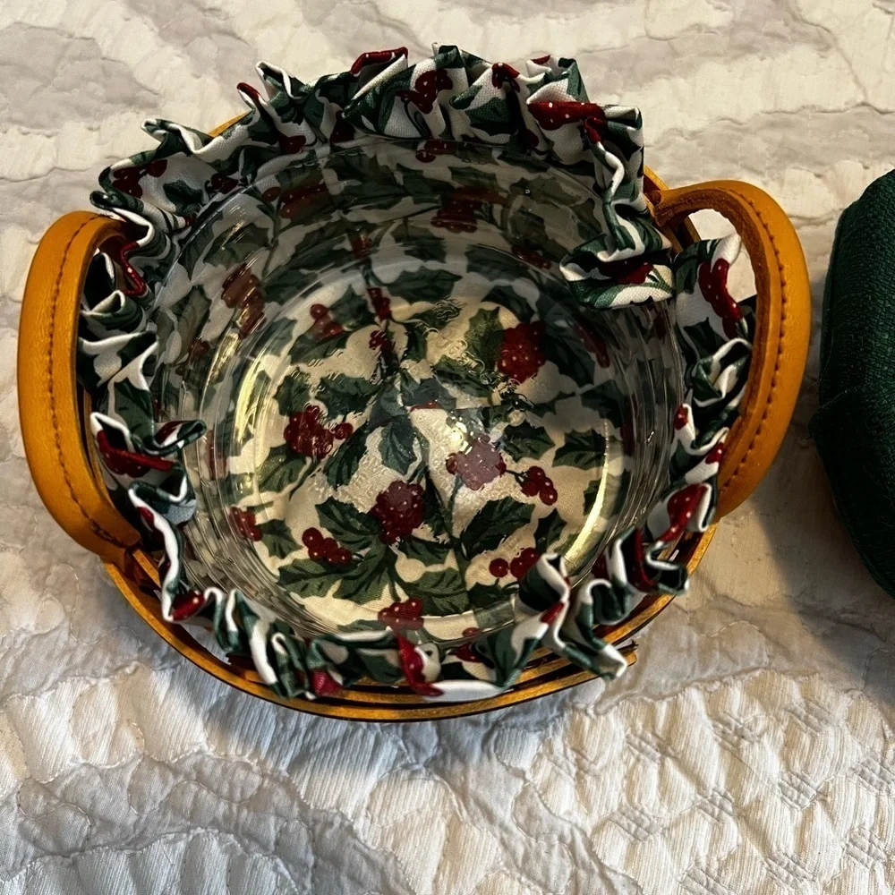 Longaberger baskets with liners. Small. Holiday